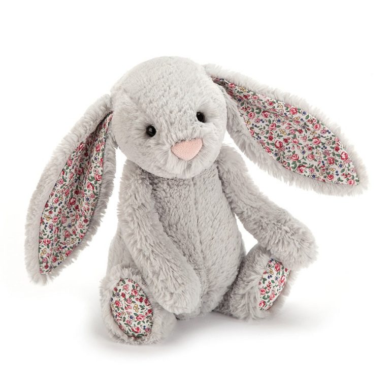 Jellycat Blossom Silver Bunny - Lullaby Gifts