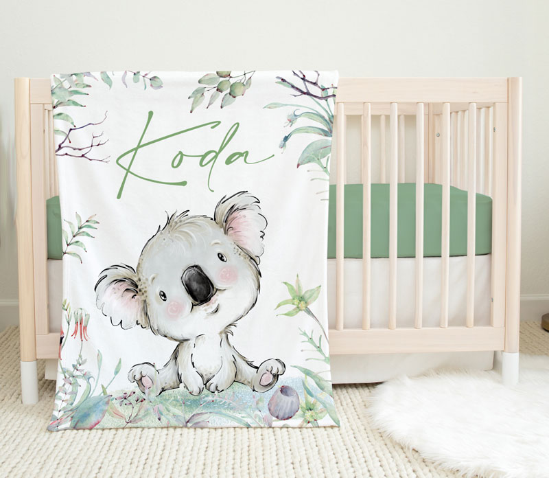 The Little Linen Company Cheeky Koala Newborn Gift Set Grey | MYER